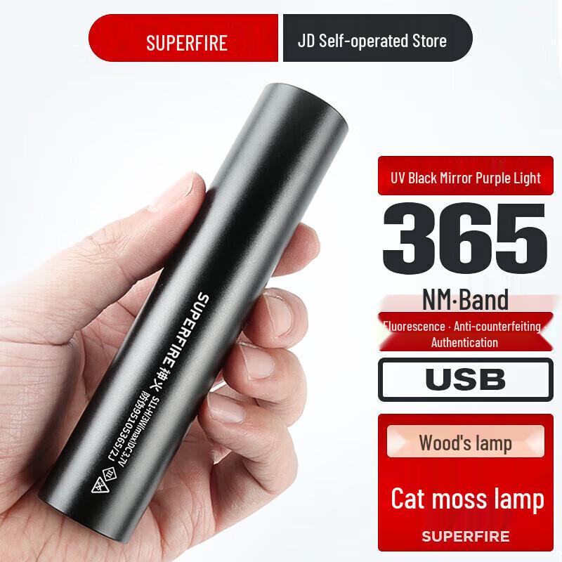 

S11-H 365nm UV Wood s Lamp Detection Flashlight