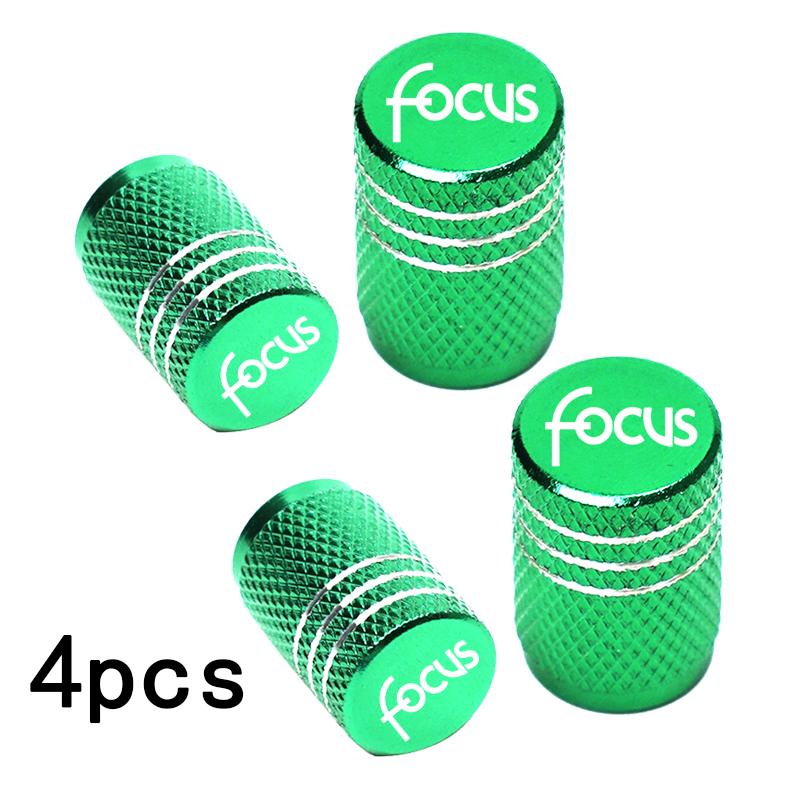 TQ012Car Wheel Tire Valve Caps Tyre Stem Covers Airdust Waterproof For Ford Focus 2 3 MK1 MK2 Fusion Escape Kuga Mondeo Accessories