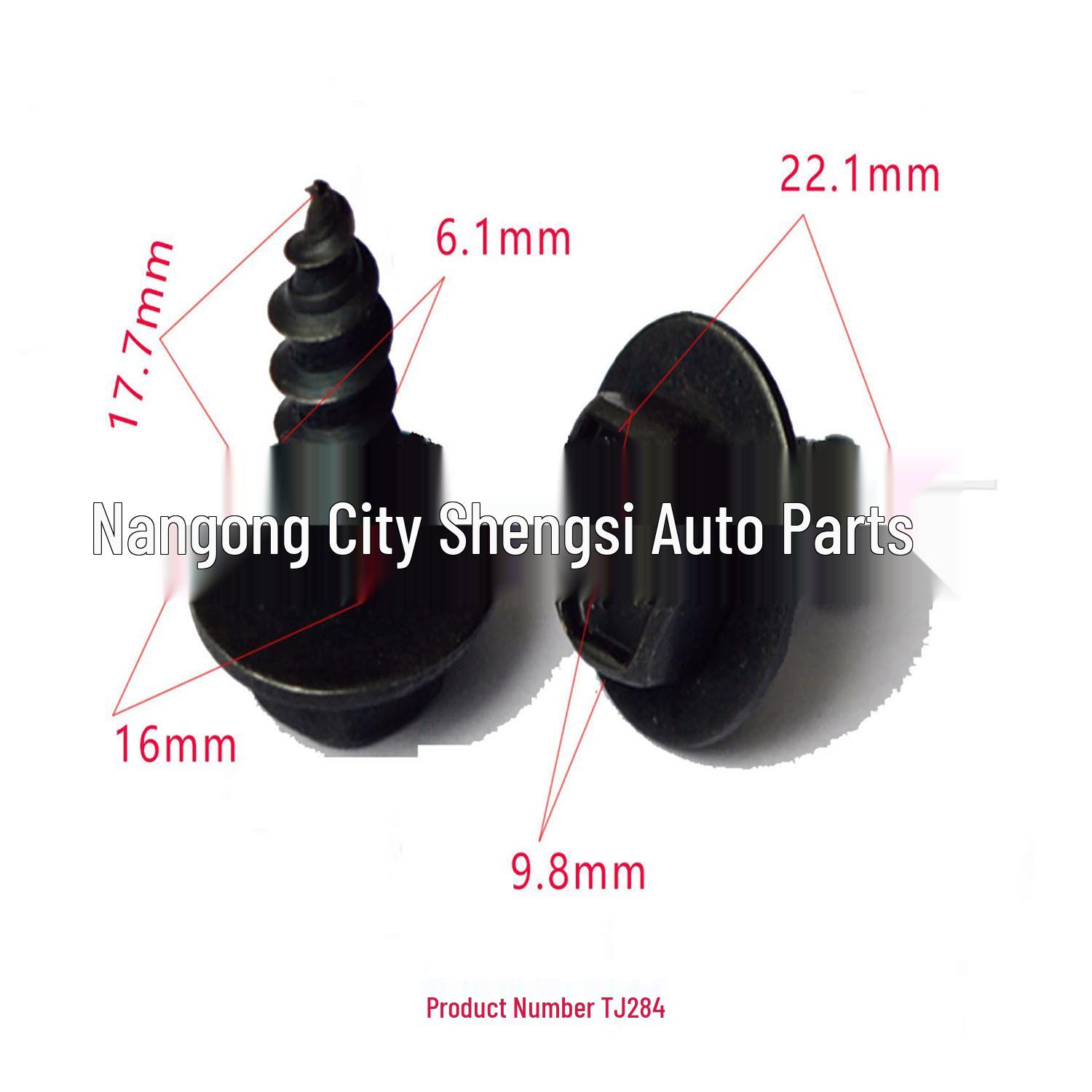 

Toyota Car Trim Panel Accessories: Universal Bumper Liner Screws and Clips 10000 pieces