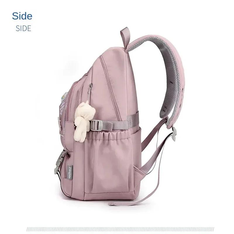 School Backpack Trend Large Schoolbag Kawaii Primary School Bag Kids Girl's Book Bag Waterproof Laptop Travel Back Pack