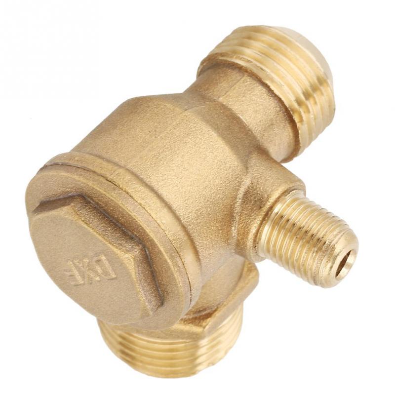 DINGGUANGHE Male Thread 90 Degree Brass Air Compressor Check Valve Spare Parts 201910mm DINGGUANGHE Male Thread 90 Degree Brass Air Compressor Check Valve Spare Parts 201910mm