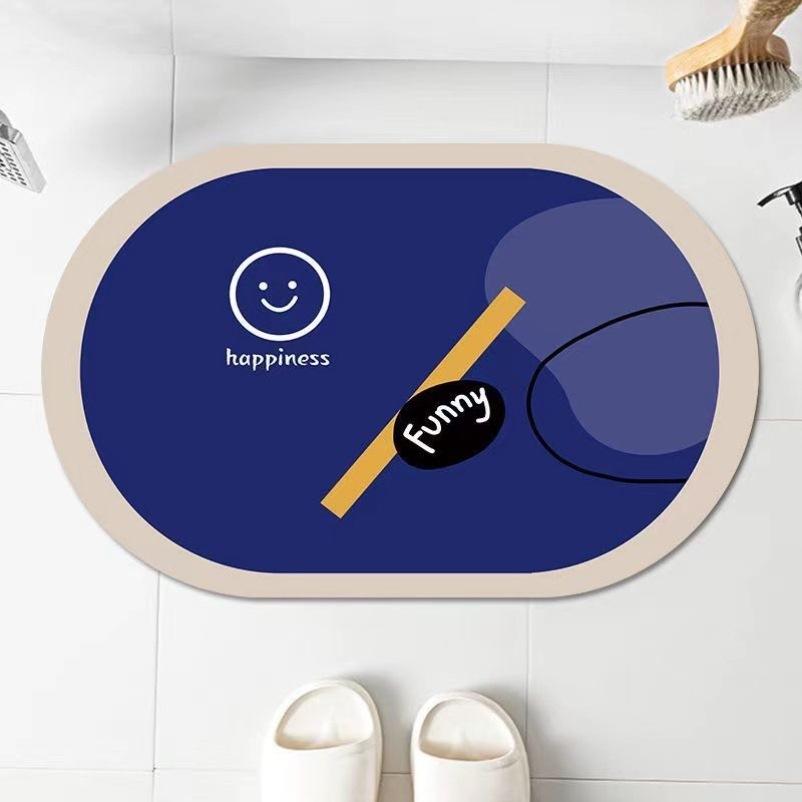 Bathroom Kitchen Carpet Hallway Doormat Anti-Slip Carpet Absorb Water Kitchen Bath Mat Floor Mat Non-Slip Entryway Mat for Living Room Home Decor