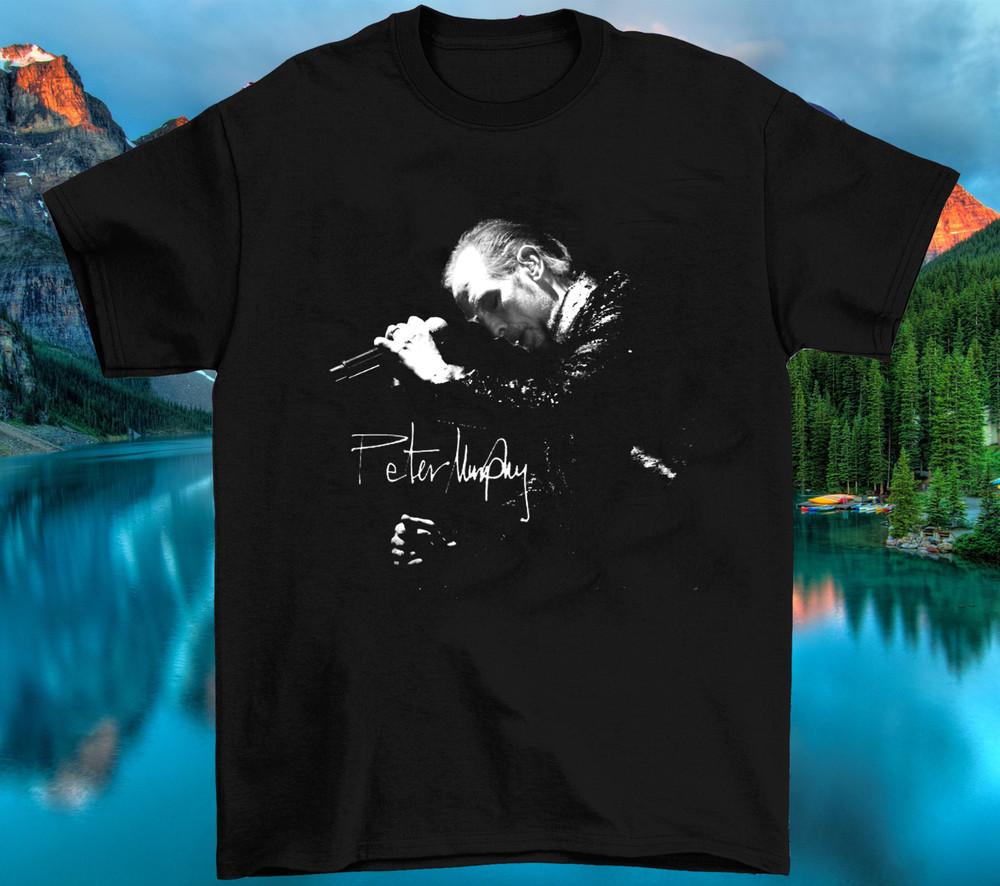 New Bauhaus Band Peter Murphy Signed Cotton All Size Unisex Black Shirt SE359 Unisex T-Shirt L