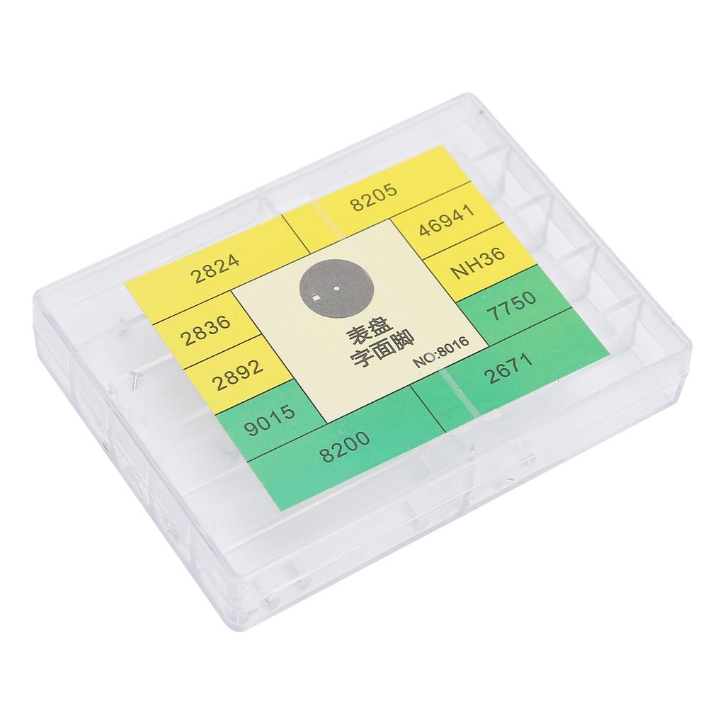 Klokkereparasjon Urskiveføtter Assortiment Reservedeler Tilbehør for Armbåndsur Urmaker