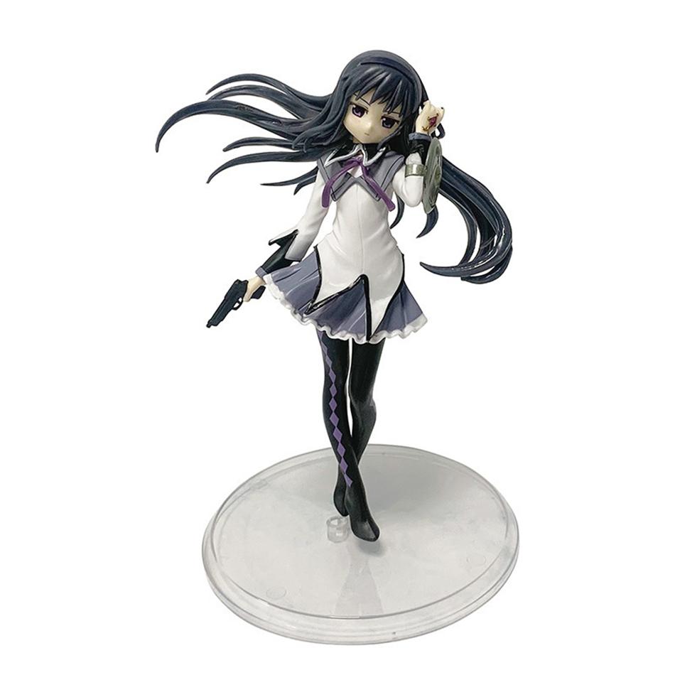 

Madoka Magician Akemi Homura Anime PVC Model Birthday Gift Accessories Collection Toys Birthday Gifts