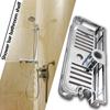 Shower Storage Holder No Drilling Lifting Pole Shelves Shower Caddy Shelf for Shower Rail with Diameter of 22 24 25mm