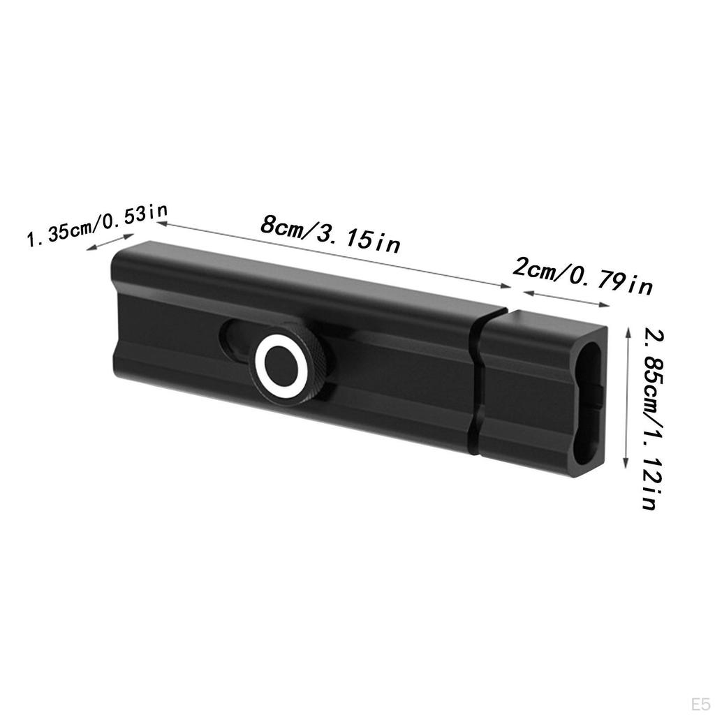 Slide Bolt Door Latch Aluminum Alloy Lock Hardware Reliable for Home Office