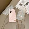 Luksusowa perłowa bransoletka na nadgarstek Chian etui do Samsung Z flip 3 Z krotnie 4 S23 S22 S21 Ultra S20 Fe S10 S9 S8 A14 A34 A54 A13 A23 A33 A53 A12 A22 A32 A52