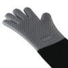 , Nonslip Silicone Kitchen Gloves with Thermal Insulation for Professional Barbecues