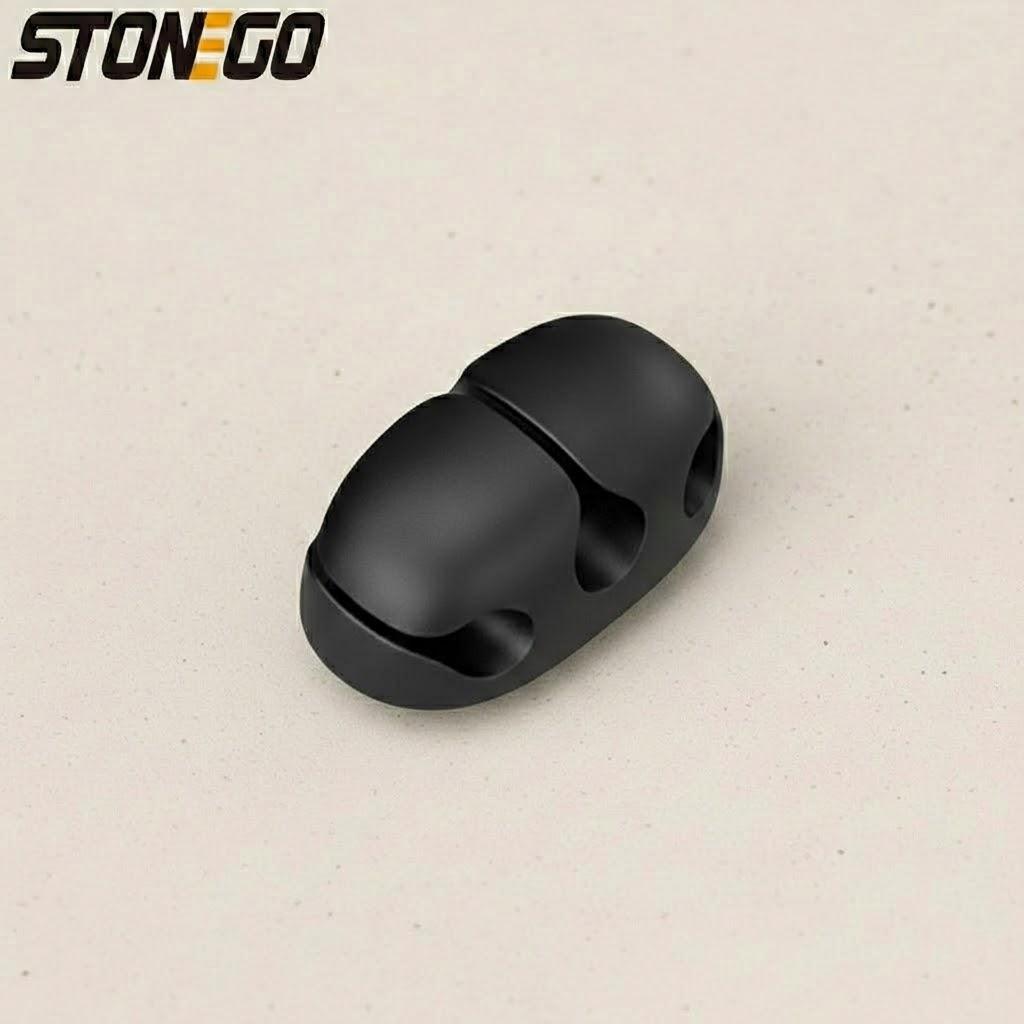 

Multifunctional USB Cable Organizer Desktop Wire Winder Silicone Tie Fixer Cable Management Solution for Charging Cords