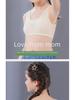 Girls' Pure Cotton Mesh Bra with Fixed Pads