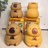 Cute Cartoon Vinyl Capybara Piggy Bank Decoration For Bedroom Animal Shaped Household Kid Money Banks Kids Capybara Coin Can