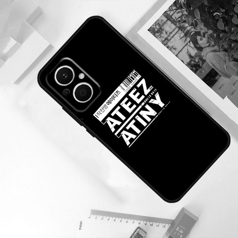 KPOP ATEEZ Logo Case For OPPO Reno 11F 10 Pro 4 5 6 7 8 Lite 4Z 5Z 8T OPPO Find X5 X6 Pro X2 X3 Neo Cover