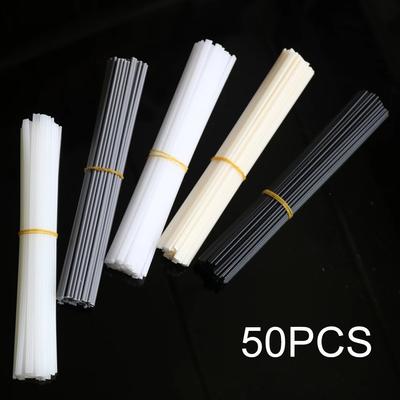 50pcs Plastic Welding Rods Bumper Repair ABS/PP/PVC/PE Sticks 200mm