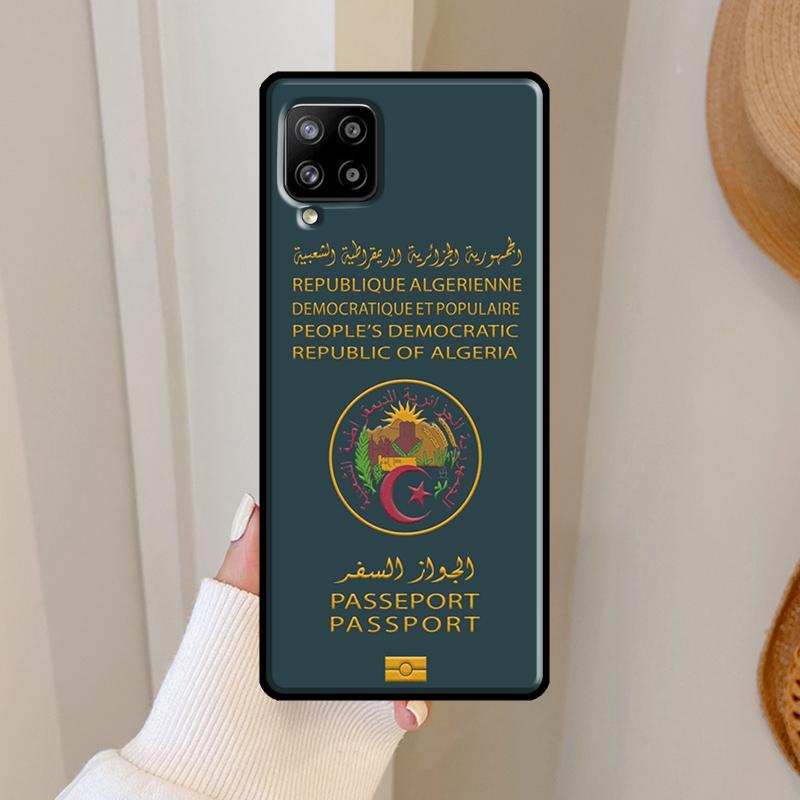 Algerian Algeria Passport Case For Samsung Galaxy A56 A36 A06 A13 A32 A12 A22 A52 A35 A26 A16 A55 A15 A54 A34 A14 A53