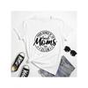 Proud Member Of The Bad Moms Club T-Shirt | Fashion Women Crewneck Short Sleeve Tshirt, Sarcastic Mother'S Day Gift Tee, Geometric Pattern, Casual