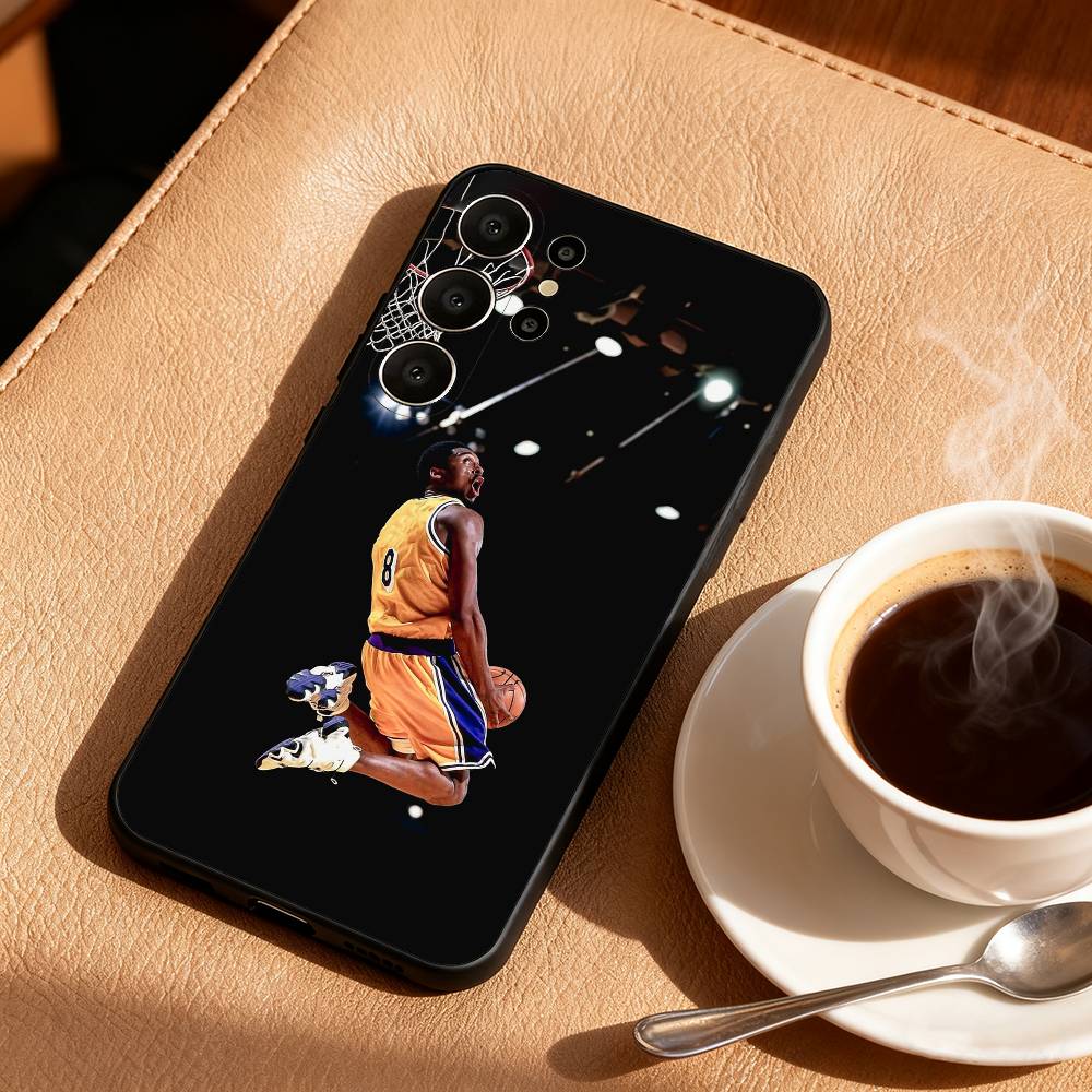 Basketball L-Lebron James 23 Handyhülle Für Samsung S26,S25,24,23,22,30,21,10,9,Ultra,Plus,Lite,Schwarze Weiche Hülle