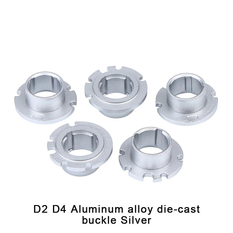 5Pcs Heat Dissipating Aluminum Alloy D1 D2 D4 D8 H4 H7 H11 9005 9006 9012 Led Car Light Snap Fastener Car Lamps High Power Base