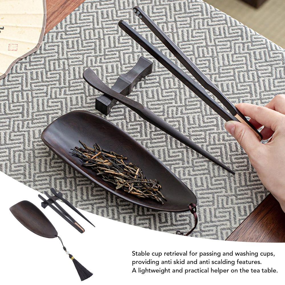 4pcs set Smooth Finish Tea Ceremony Utensil Set Tea Ceremony Accessories Set  For Chinese Tea Art