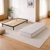 Matelas 80x190 + Sommier Démonté + pieds Offerts Mousse Poli Lattex Indéformable - 23 cm - Face Hiver Pure Laine Merinos - Soutien