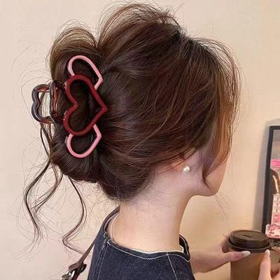 Verlaufendes Herz Krallen Haarspange für Frauen - 2025 High-End Haaraccessoire
