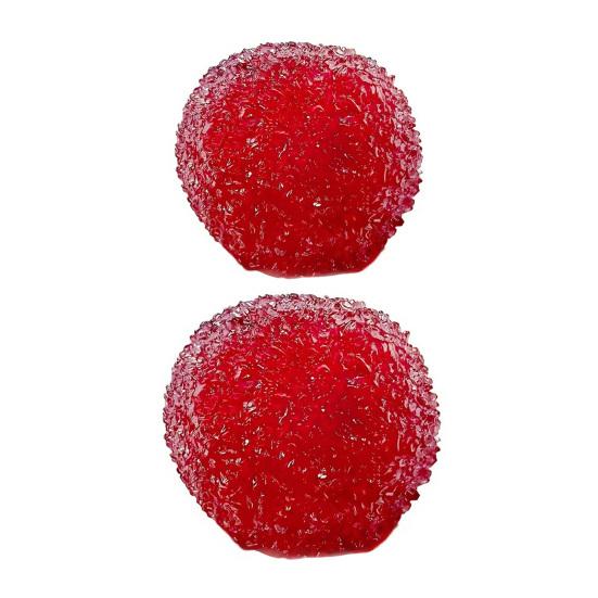 1/2Pcs Fake Waxberry Squeeze Toy Stress Relief Simulated Fruit Stress Ball Sensory Fidget Toy Decompression Tool Party