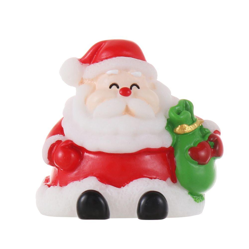 Garden Micro Landscape Home Decorations Miniature Snowman Xmas Tree Santa Claus Christmas Figurines