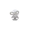 CHANEL Stud Earrings Women's Silver ABG601B22434U4563