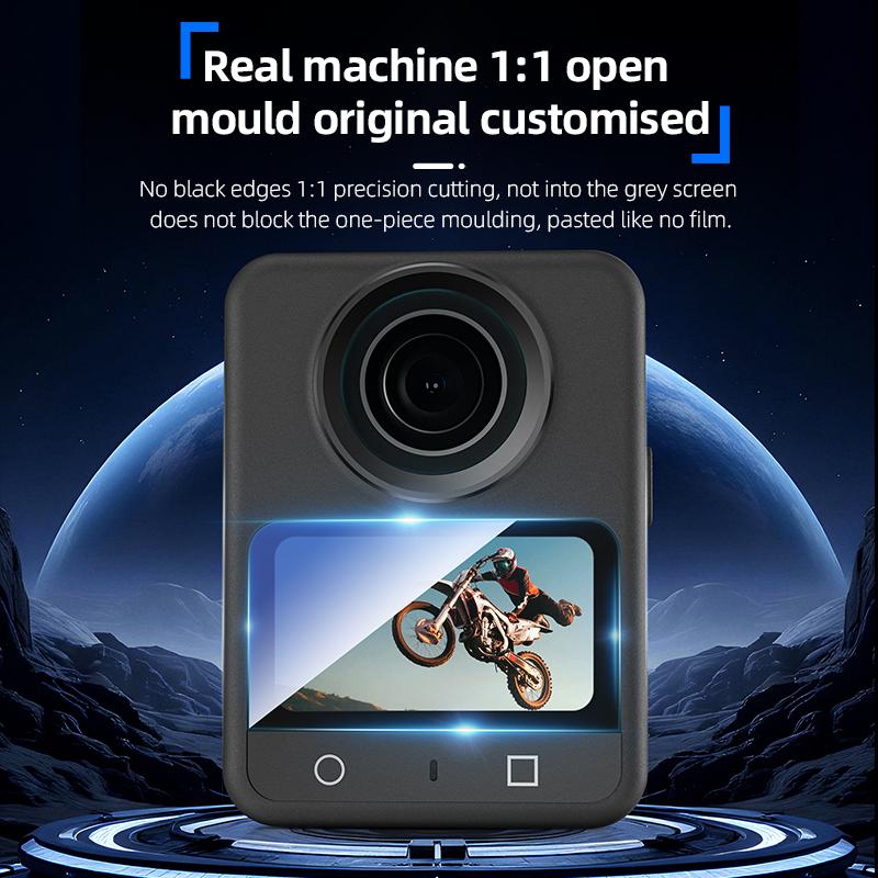 9H Tempered Glass Film for DJI Osmo 360 Screen Protector Anti-Scratch Film for DJI Osmo 360 Sports Camera Accessories