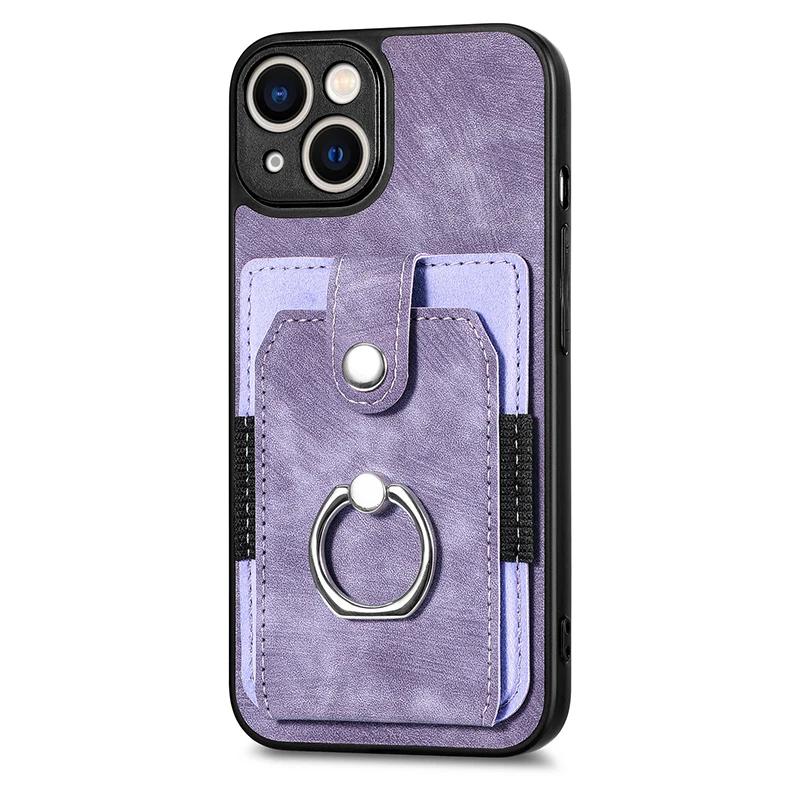 

Slim Protective Credit Card Holder Phone Case For Google Pixel 9 Pro XL 8 8A 7 Pro 7A 6 Pro 6A Back Cover With Ring iPhone 14 Plus