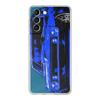 Custodia per Telefono Auto Sportiva JDM Tipo Aereo per Samsung Galaxy S22 S21 S20 FE Ultra 5G S10 S10E S9 S8 Plus Note 10 20 Cover Trasparente