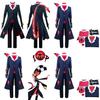 Hazbin Hotel Blitzo Cosplay Costume Jacket Set With Tie And Gloves Perfect For Anime Fans
