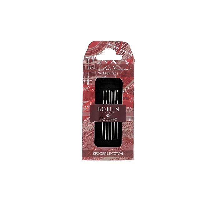 AIGUILLE A BRODER LE COTON POCHETTE PETRUSSE (Boite de 10)