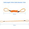 YOHOOLYO Alarm Disc Motorcycle Disc Brake 7mm 5ft Reminder for and Carrying Pouch Lock, Lock, Anti-Theft, Waterproof, 110dB, Pin, Cable, Motorcycles,