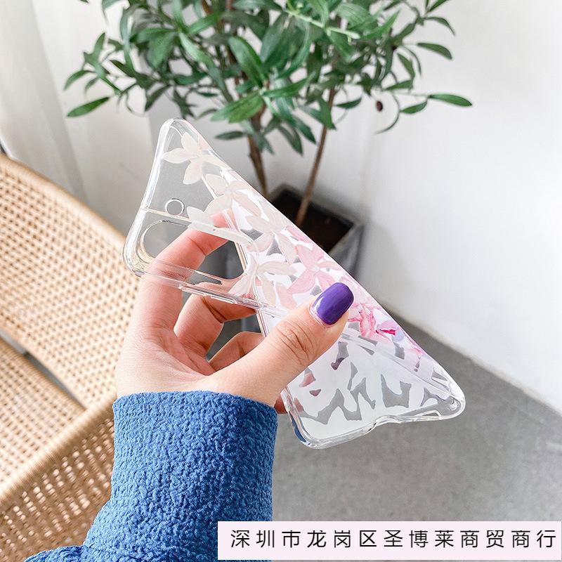 Applicable To Samsung S25ultra Apple iPhone 17 Daisy Watercolor Big Flower Mobile Phone Case A56 Painted Protective Case