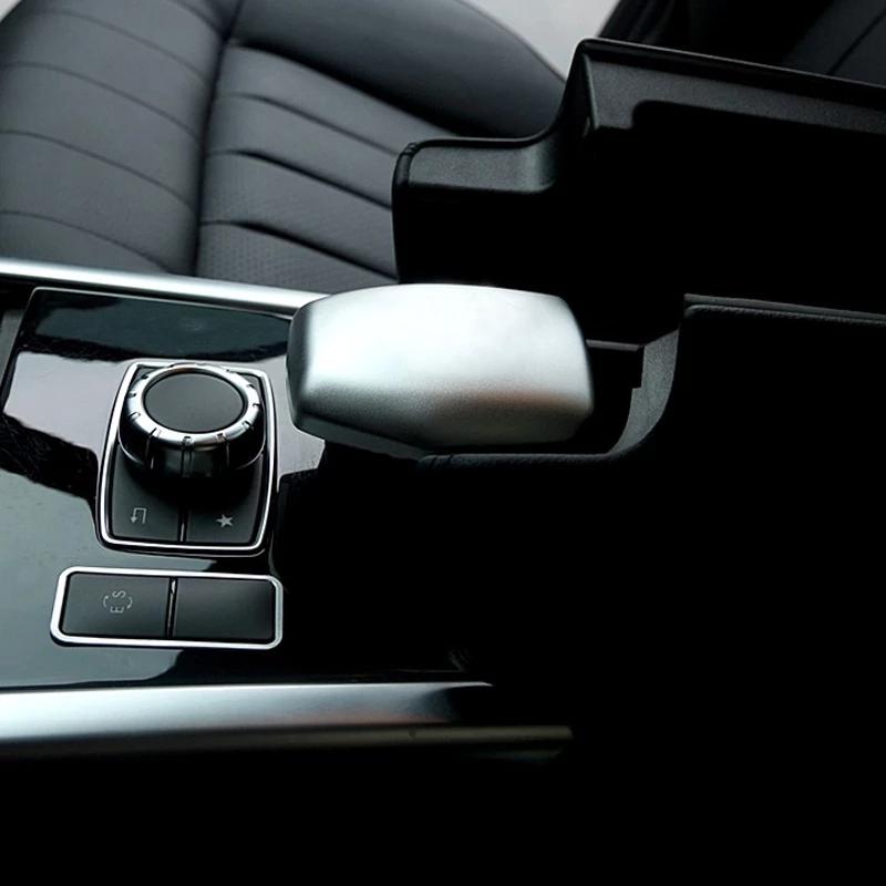 Aluminum Alloy Car Center Console Armrest Box Cover Fit For Mercedes Benz E Class W212 2012-2016 CLS W218