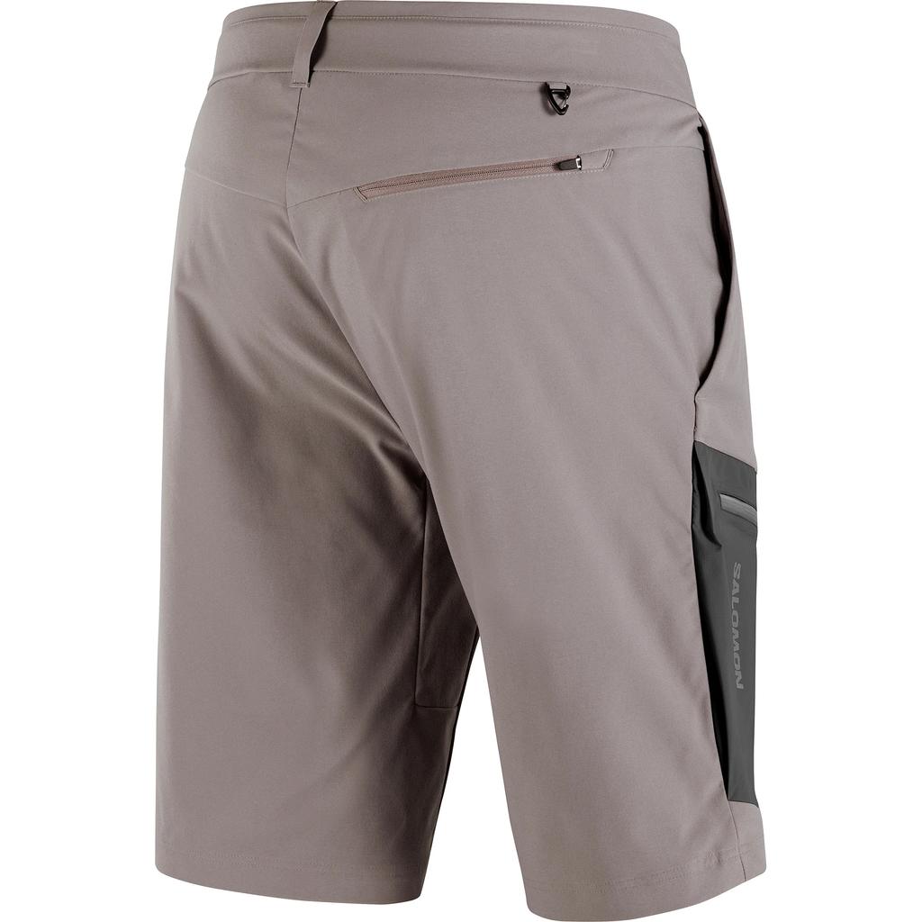 Salomon Outerpath Water-Resistant Tear-Resistant Color-Block Hiking Shorts Men shorts C27548