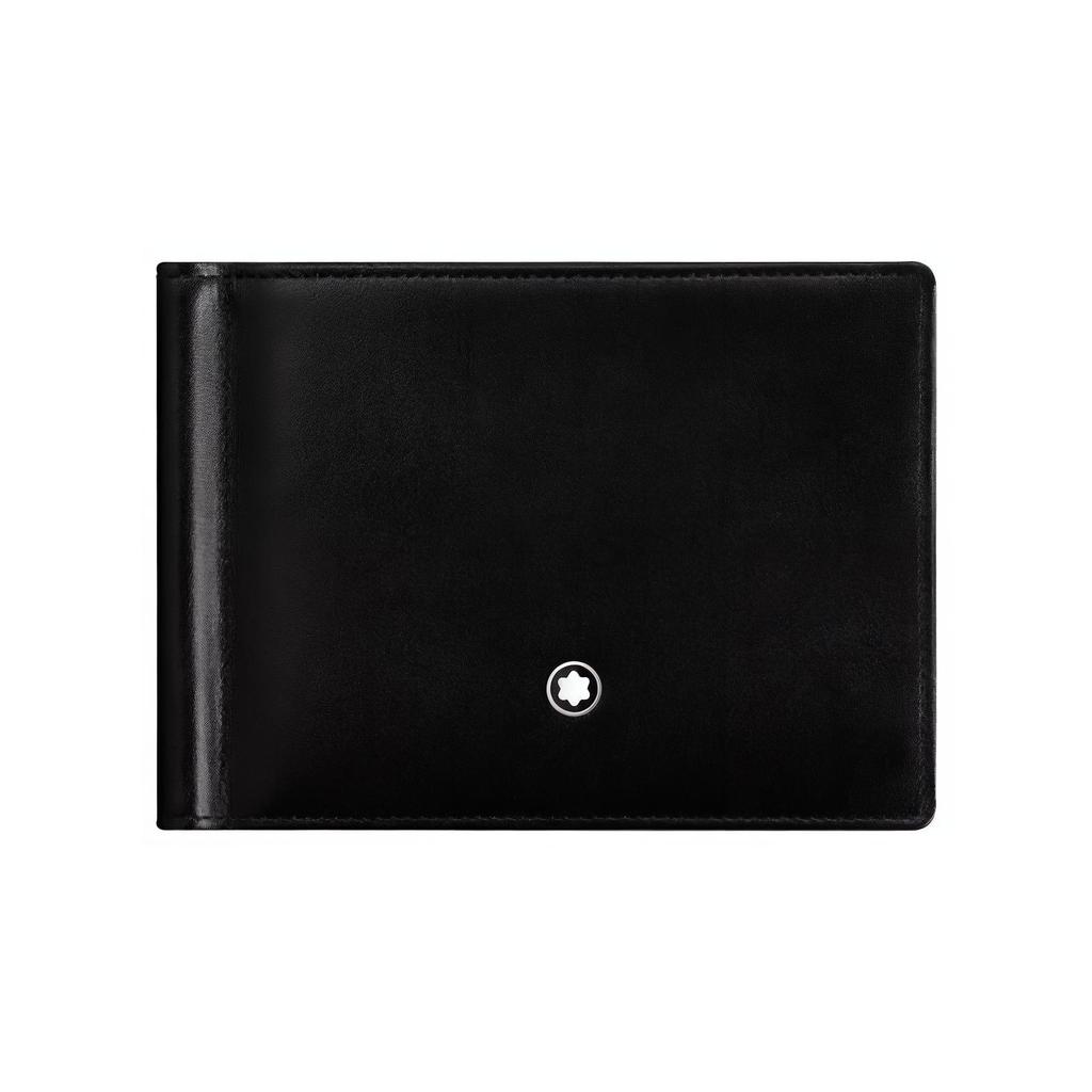 Montblanc Portafoglio in Pelle Meisterstück a Doppia Piegatura da Uomo Nero 5525