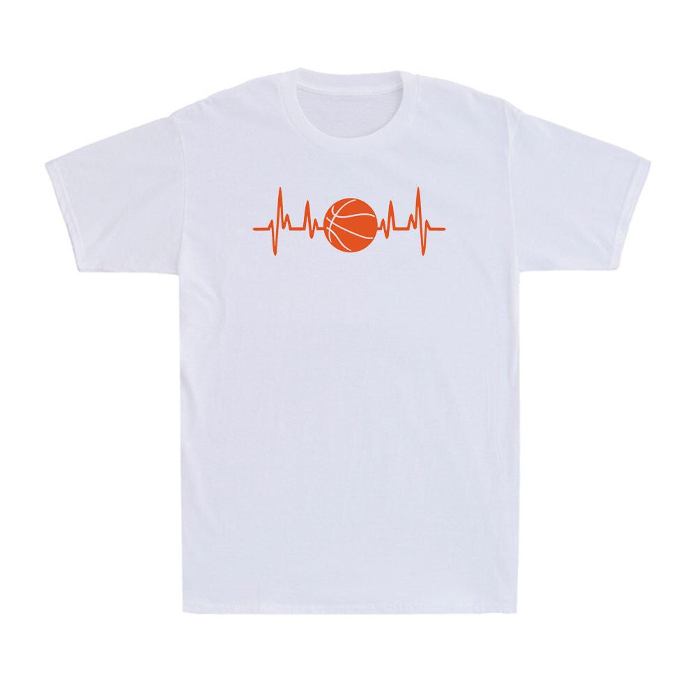 Heartbeat Basketball Funny Basketball Player Sportsunisex Gift Unisexs Tshirt