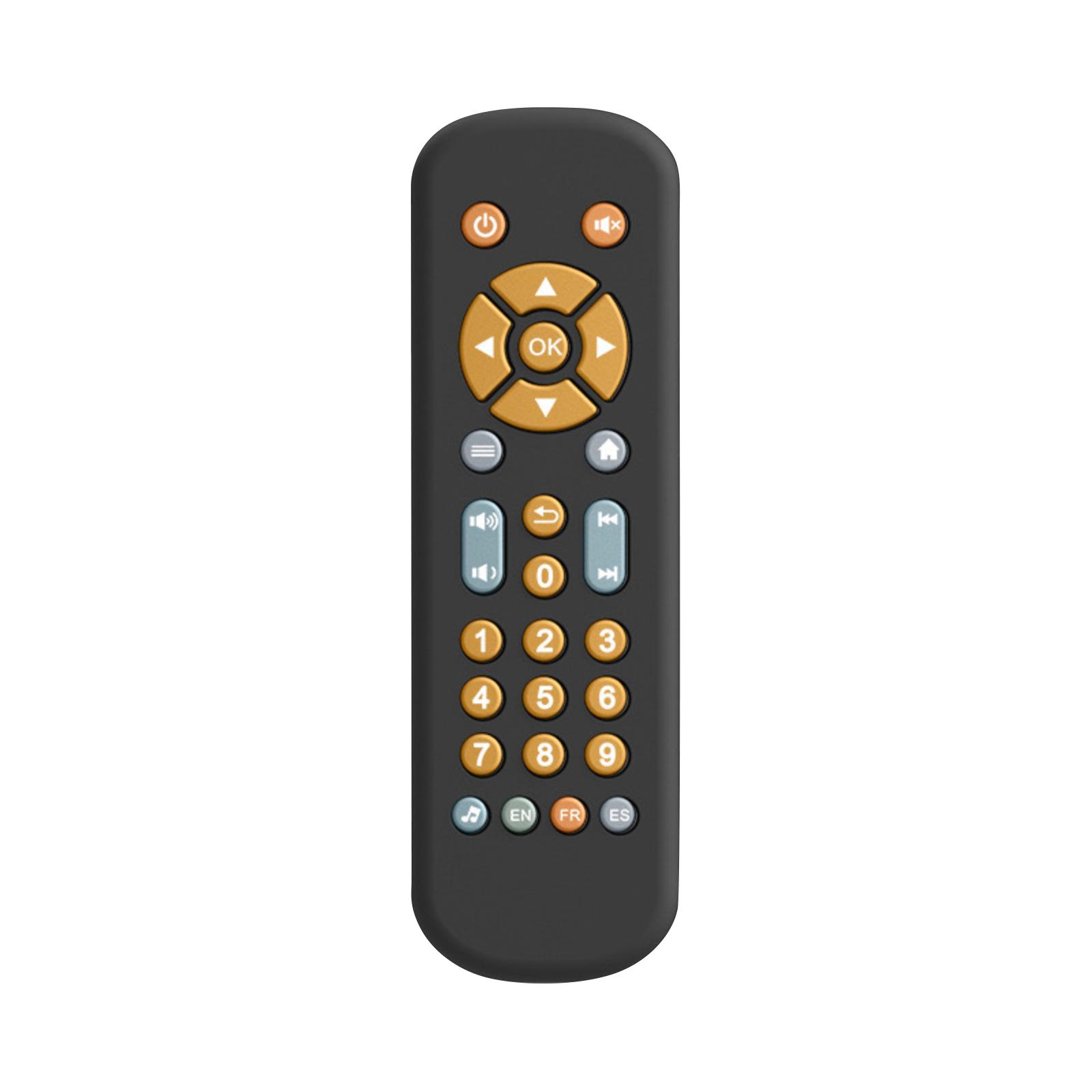 Baby TV Remote Control Toy, Remote Control Music Learning Baby Toy One Size чёрный