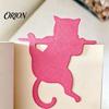 Creative Silhouette Page Holders 3PCS Cartoon Cat Bookmark, Durable PET Cute Marker, Functional Reading Gifts for Women 3D Printing Lightweight
