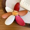 Multi Floral Petal Big Flower Badge Pin Exaggerated Vintage Colors Clothes Pin  Party Favors
