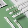 5 Pair Geometric Patterns Ins Style Ceramic Chopsticks Simple Chinese Chopsticks  Housewarming Gift