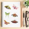 50PCS Beautiful Cartoon Retro Moth Graffiti Sticker Scrapbooking Collage Phone Guitar Skateboard Fun Decorative Sticker