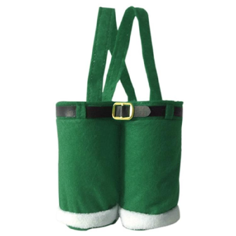 Christmas Decorations Gift Bag Candy Bags Santa Pants Style Lovely Treat Bags