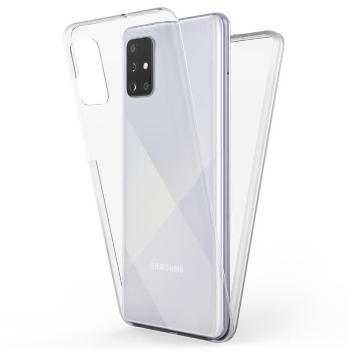 Coque 360 Degrés - NALIA - Samsung Galaxy A51 - Transparent - Protection Complète - Souple