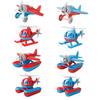 Durable Plastic Aircraft Model Toy Cartoon Beach Airplane Wwii Fighter Jet Helicopter Red/blue