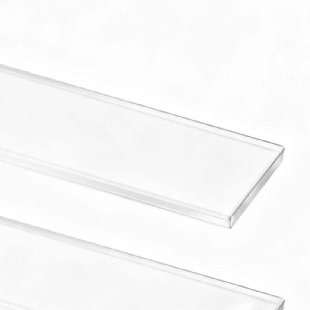 Cabinet Shelf Replacement 2-Piece Heavy Duty Clear Storage Bathroom Shelves Insert Replacement For Bathroom Living Room Wall