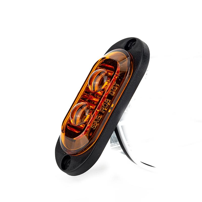 12V 24V Truck Led Side Marker Light Car Trailer Dot E8 Mark Reflector Van Clearance Lamp For Lorry Rv Bus Boat
