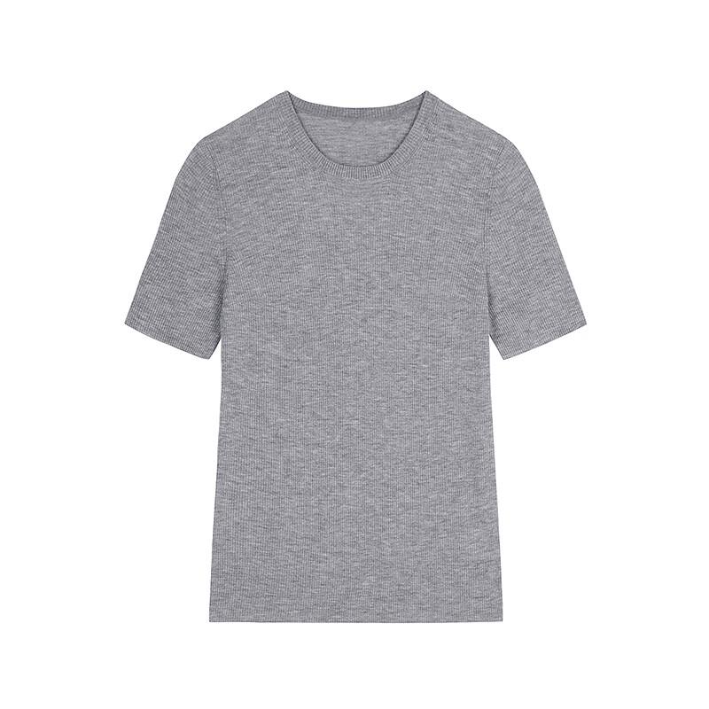 JNBY Short Sleeve Wool Blend Knit Sweater